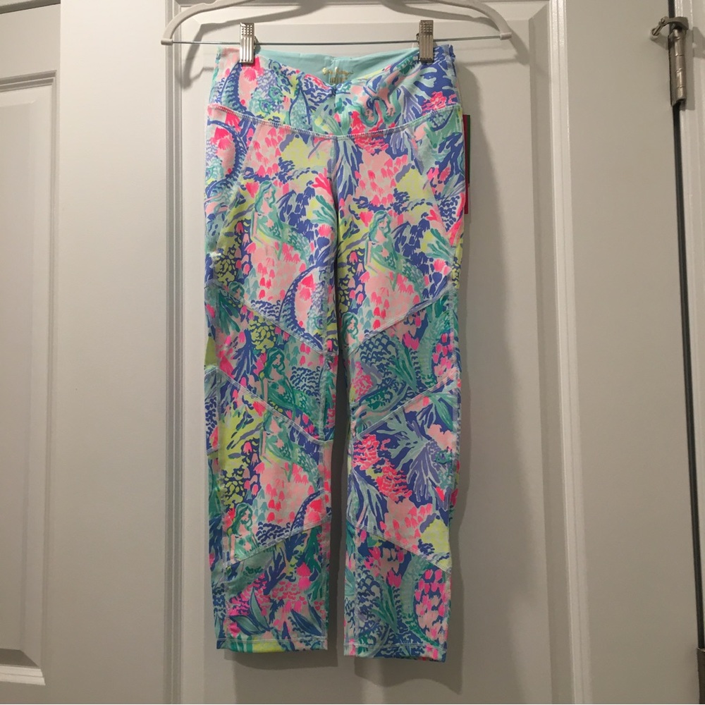 XS Lilly Pulitzer Theah Weekender Cropped legging